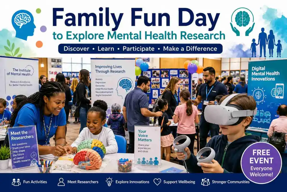 Family Fun Day to Explore Mental Health Research