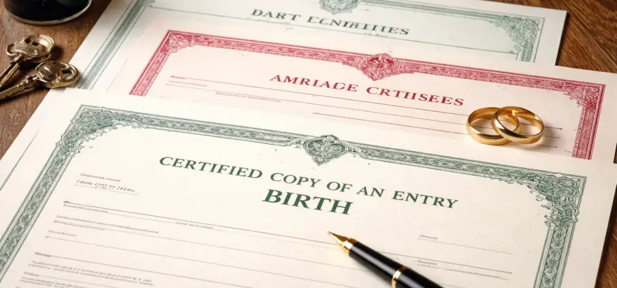 Order a Birth, Death or Marriage Certificate UK Helpline