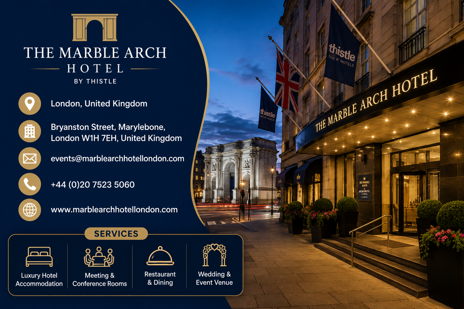 The Marble Arch Hotel by Thistle