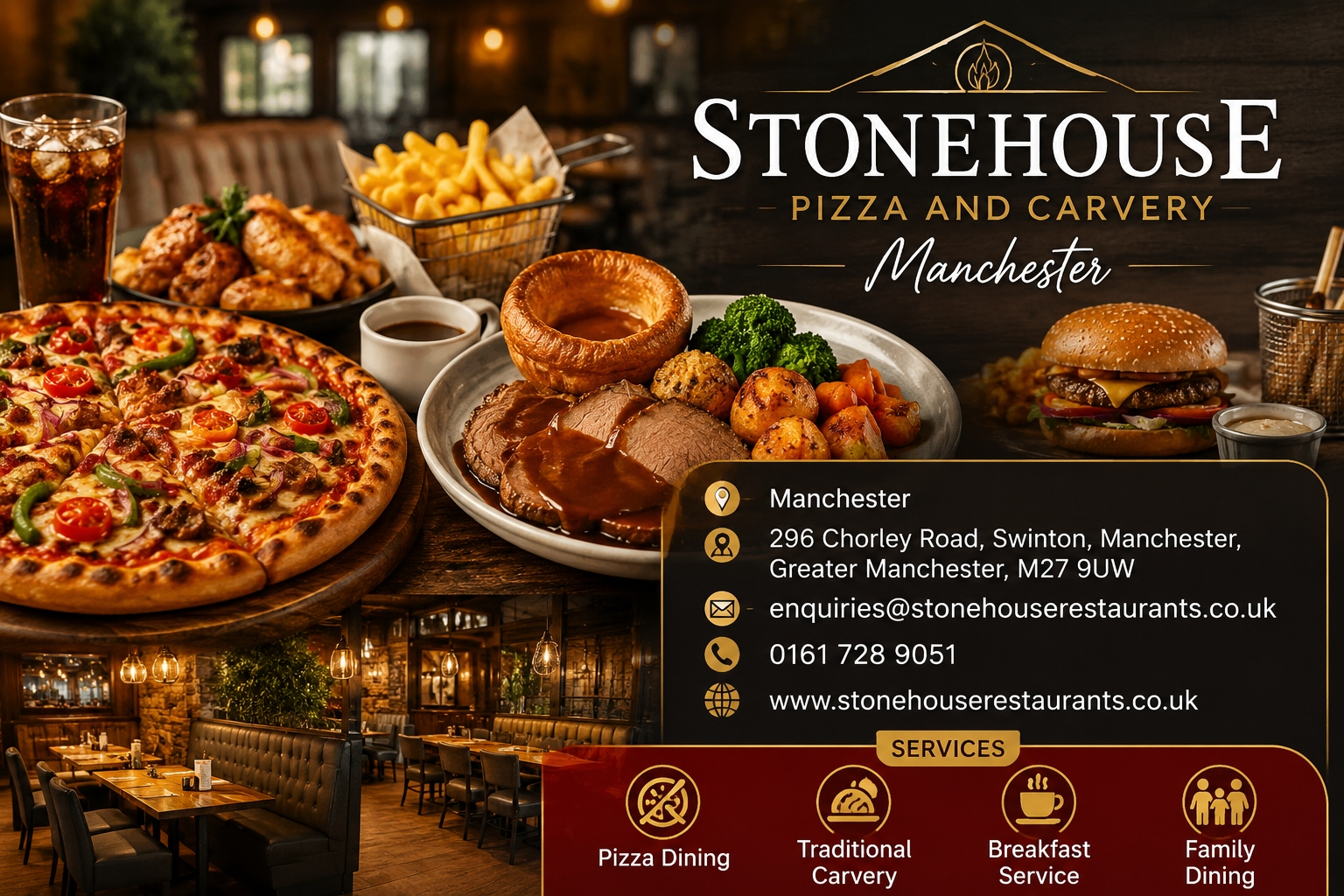 Stonehouse Pizza and Carvery Manchester