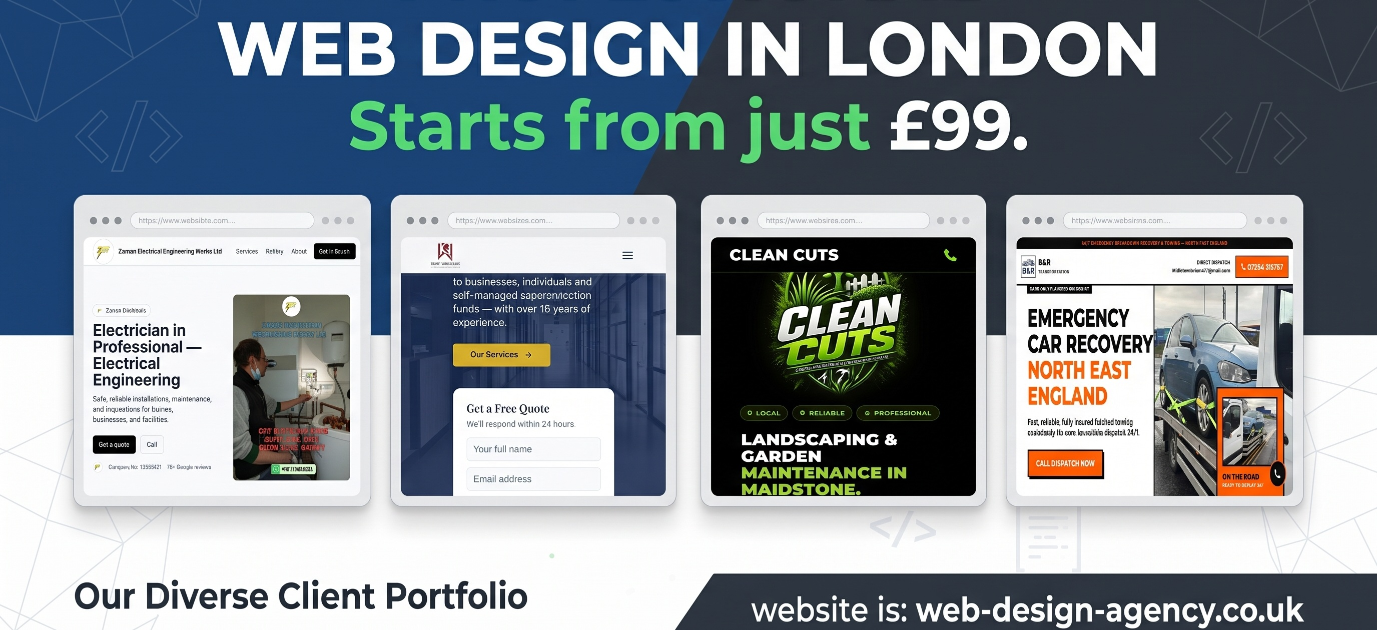 Web design London agency by elismet ltd