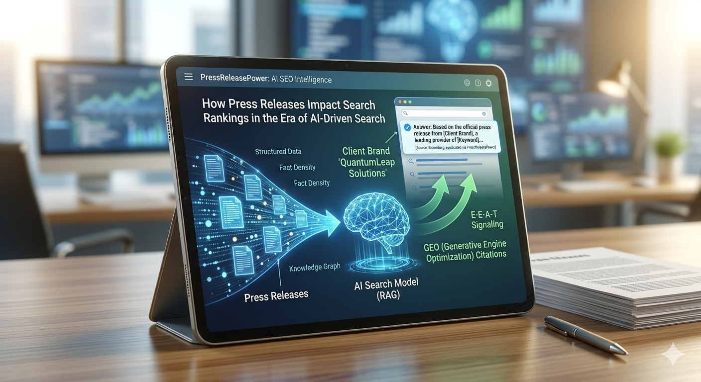 How Press Releases Impact Search Rankings In The Era of AI-Driven Search