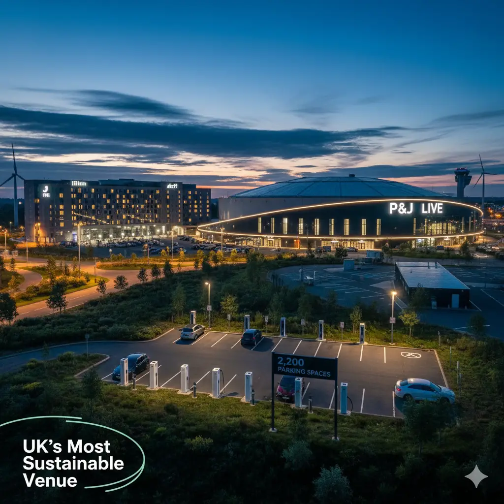 P and J Live Aberdeen Sustainable Events Venue UK Guide