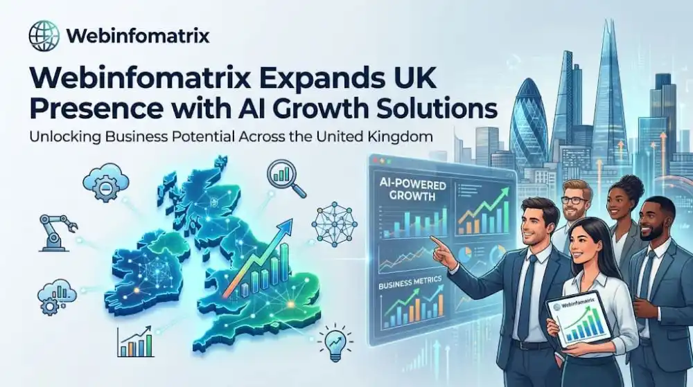 Webinfomatrix Expands UK Presence with AI Growth Solutions