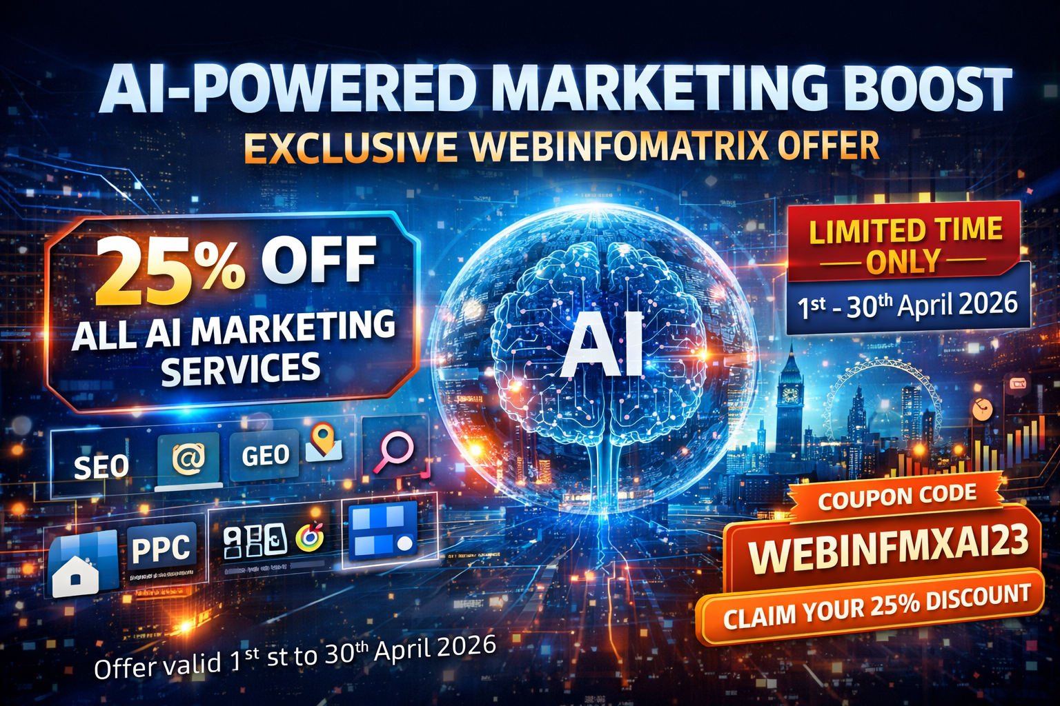 AI-Powered Marketing Boost – Exclusive Webinfomatrix Offer