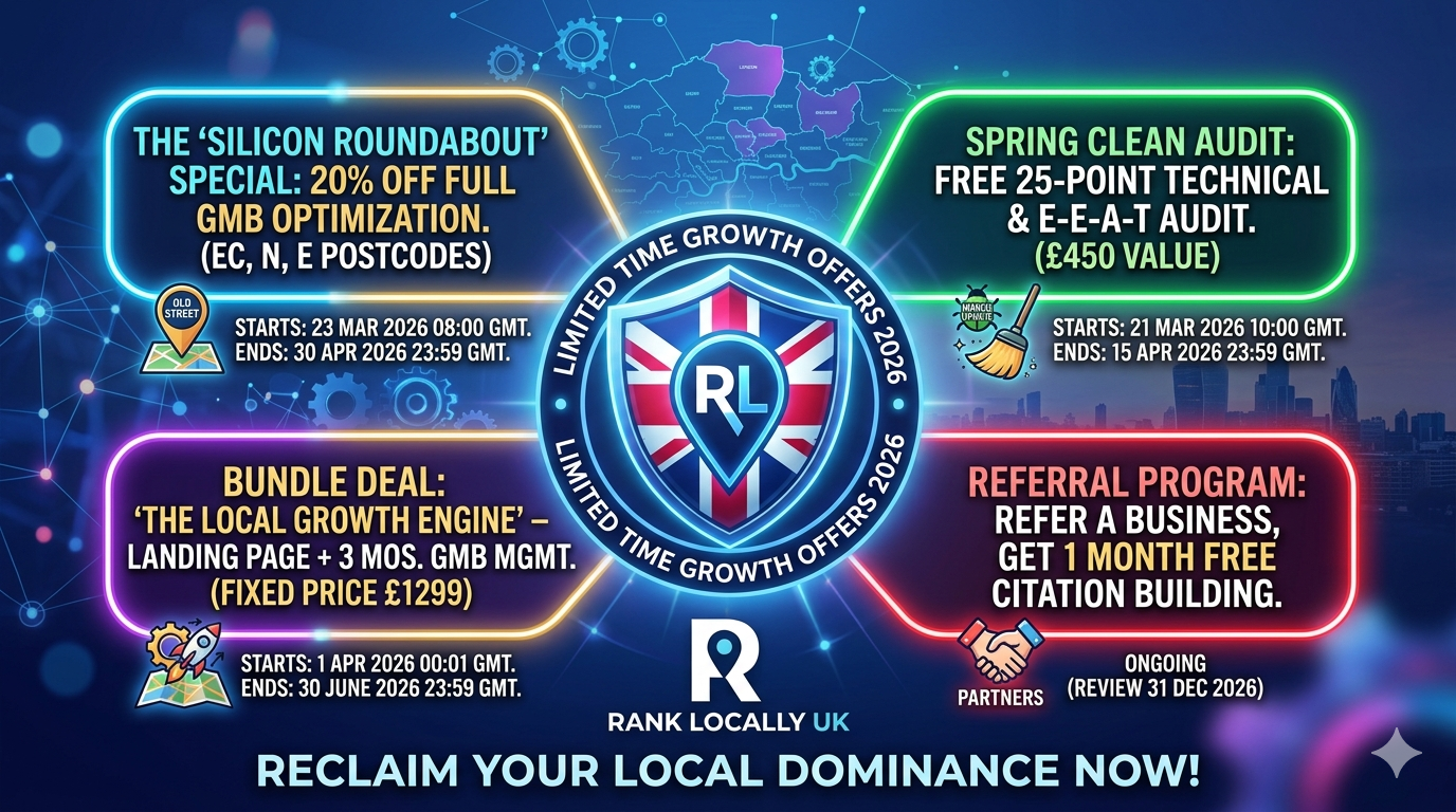 Limited-Time Growth Offers from Rank Locally UK