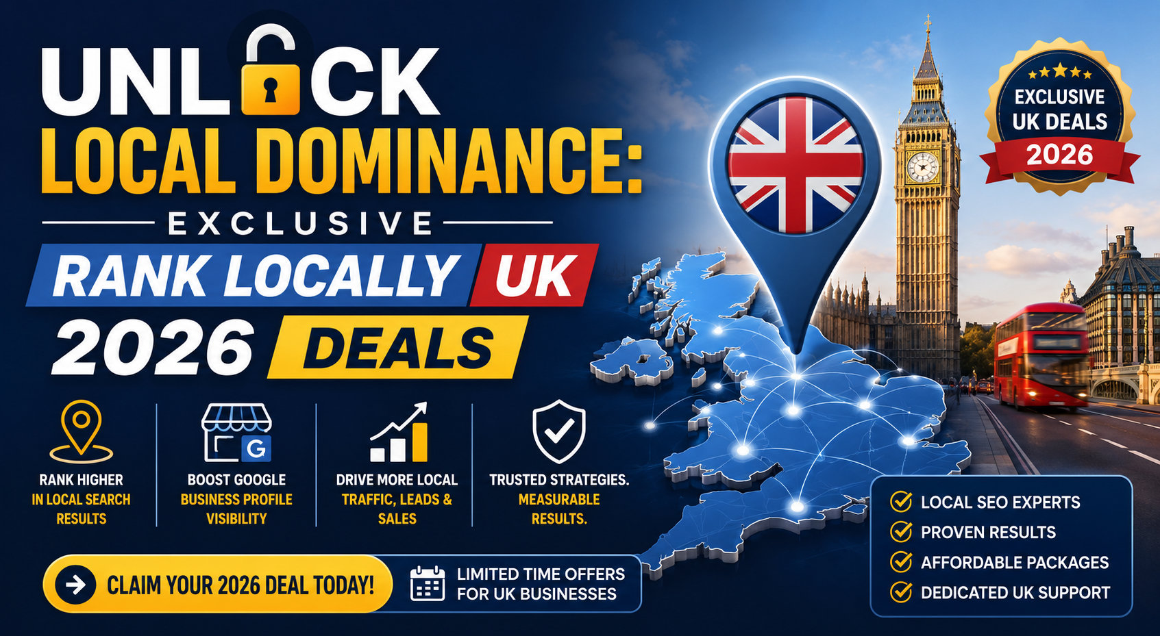 Unlock Local Dominance: Exclusive Rank Locally UK 2026 Deals