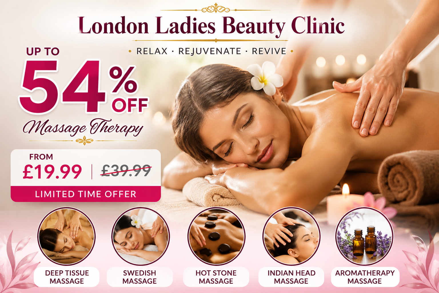 Up to 54% Off Deep Tissue, Swedish, Hot Stone & Aromatherapy Massage