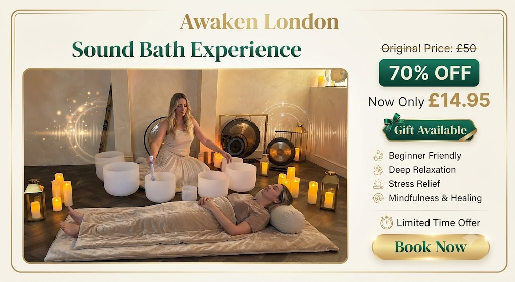 Deeply Restorative Sound Bath Experience for Beginners Up To 70 Percent Off