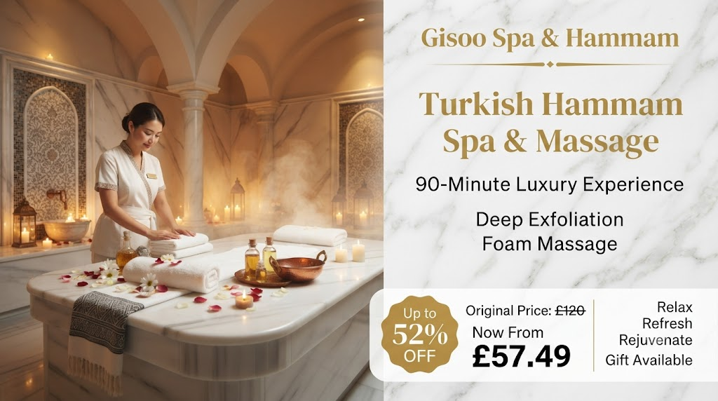 Up to 52% Off Turkish Hammam Spa and Massage Experience at Gisoo Spa & Hammam