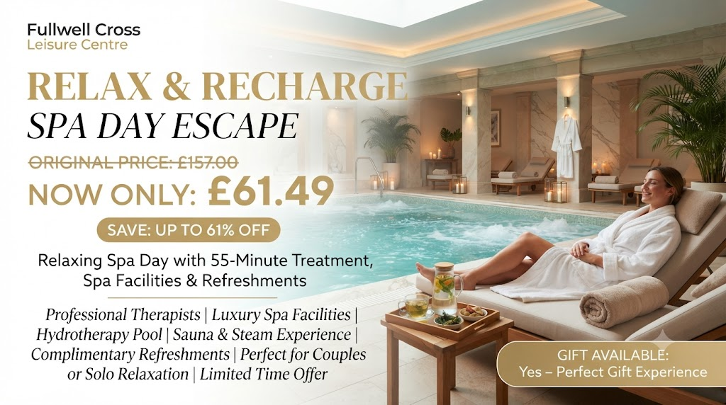 Relaxing Spa Day with 55 Minute Treatment Access to Spa Facilities and Refreshments Up to 61 Off
