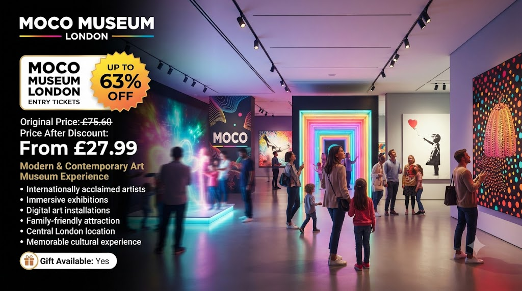 Up to 63% Off Moco Museum London Entry Tickets