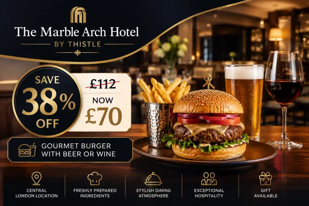 Burger with Beer or Wine Deal at Archy's Bar Save Up to 38 Percent