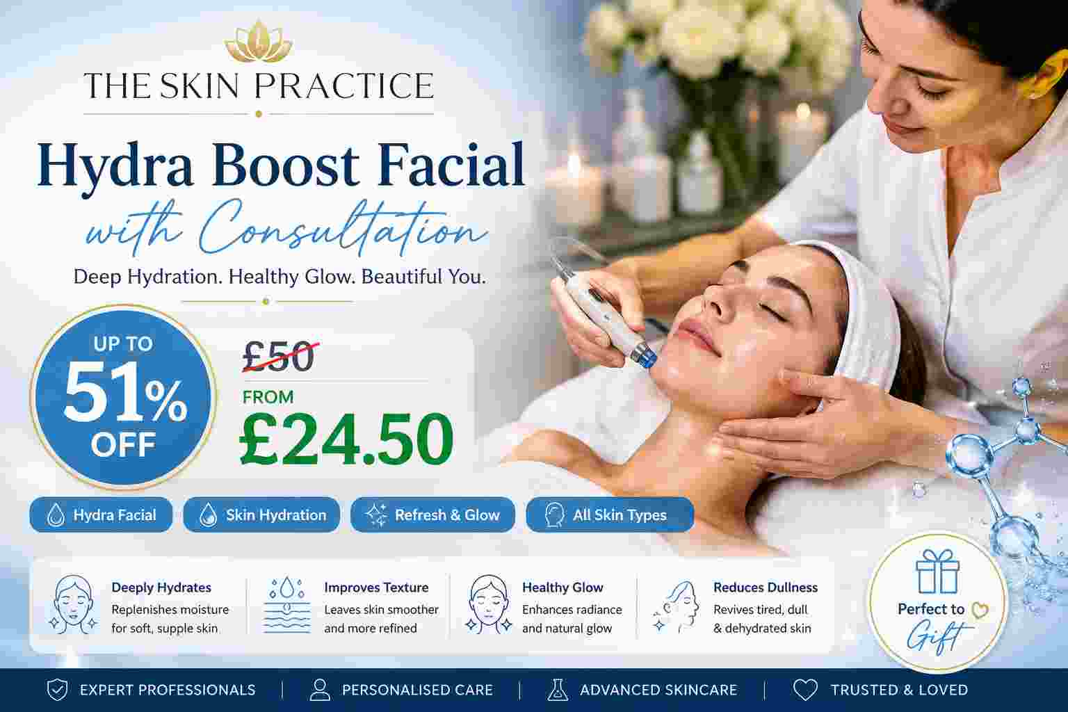 Hydra Boost Facial with Consultation Up to 51 Percent Off