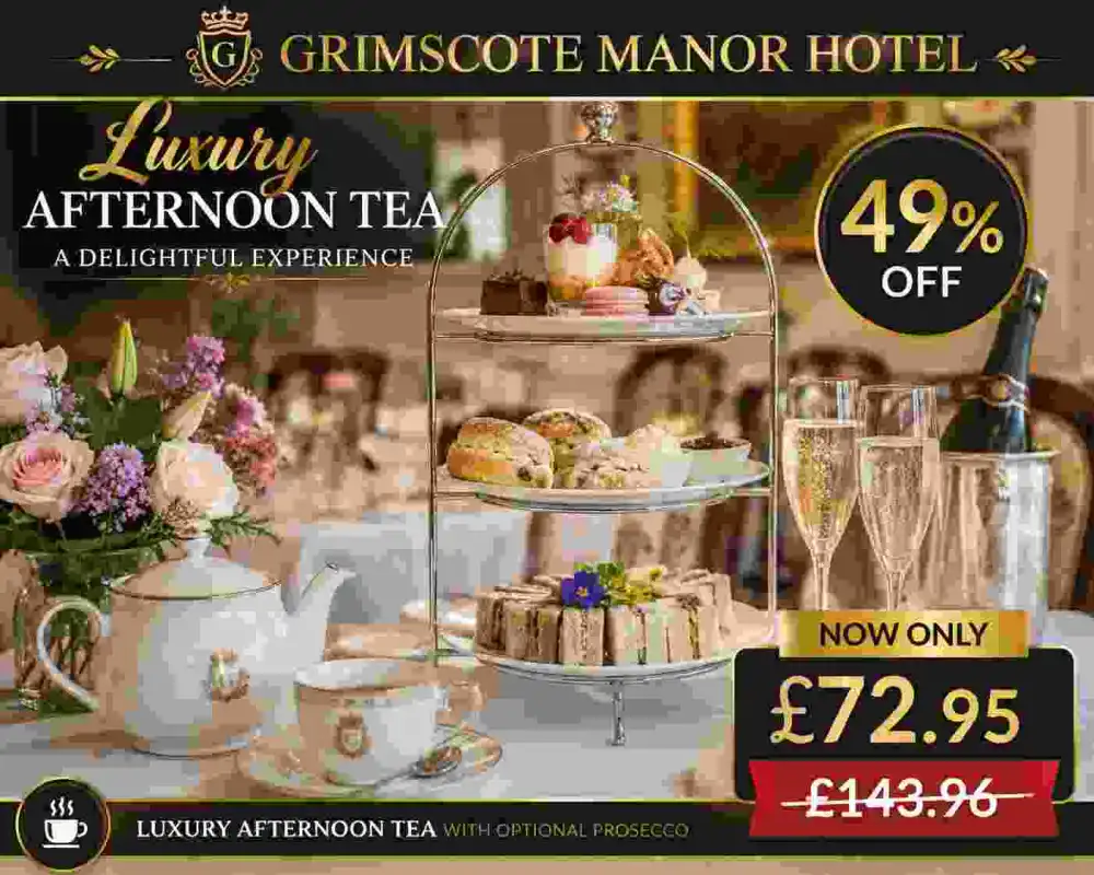 Luxury Afternoon Tea for 2–4 Guests with Optional Prosecco – Up to 49% Off
