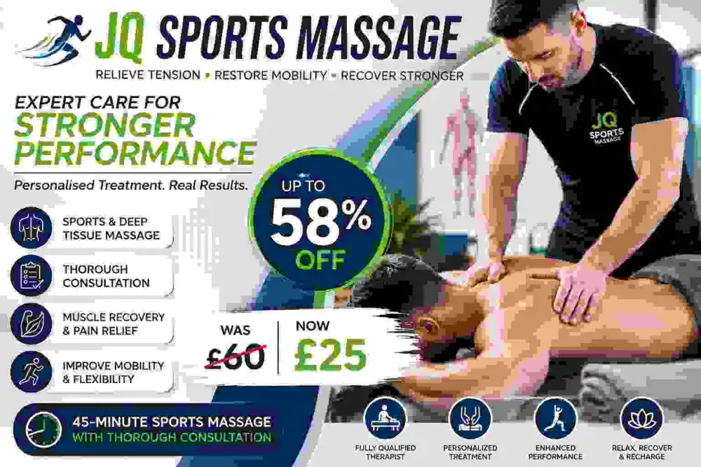 Personalized 45 Minute Sports Massage with Thorough Consultation Up to 58 Percent Off