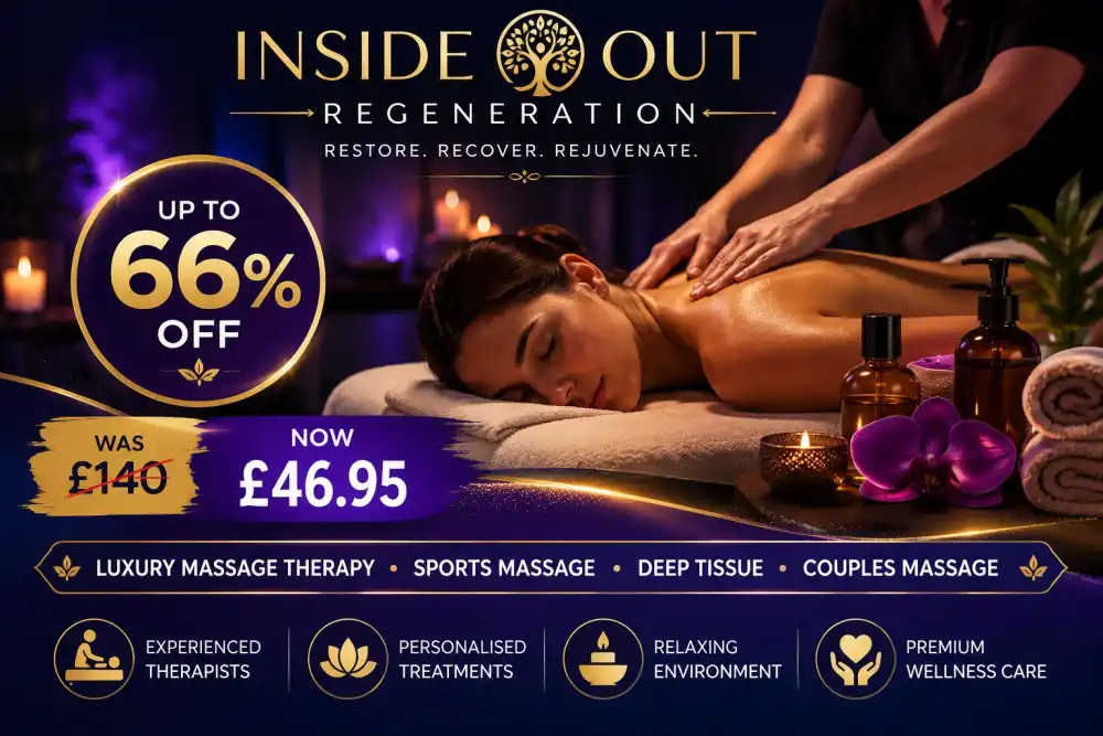 Up to 66% Off Luxury Bespoke Massage Therapies & Deep Tissue Recovery Sessions