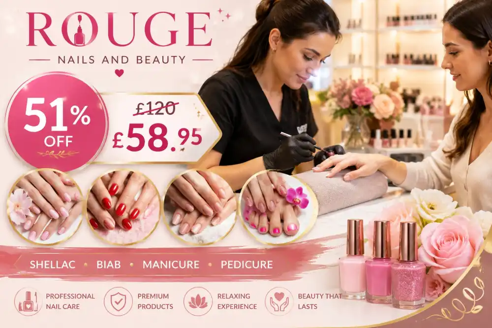 Pampering Manicure & Pedicure with Shellac or BIAB – Up to 51% Off