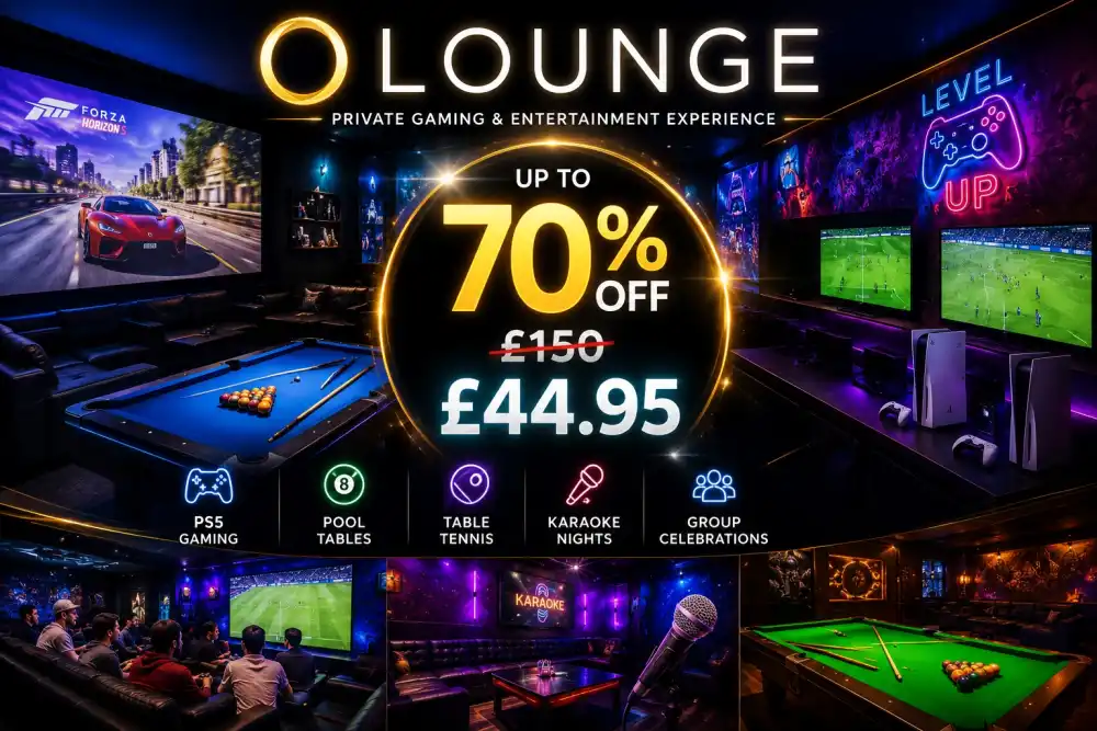 Up to 70% Off Private Gaming & Pool Room Experience