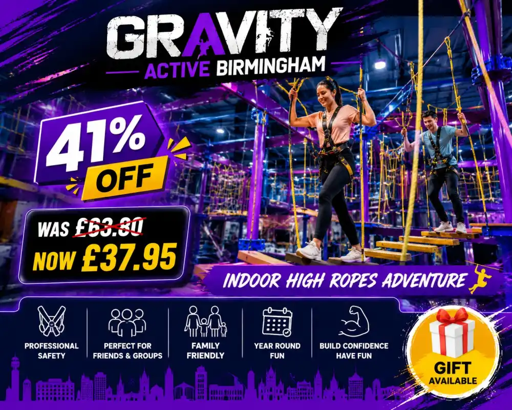 Indoor High Ropes, Adventure Park, Family Fun, Birmingham Activities, Indoor Adventure