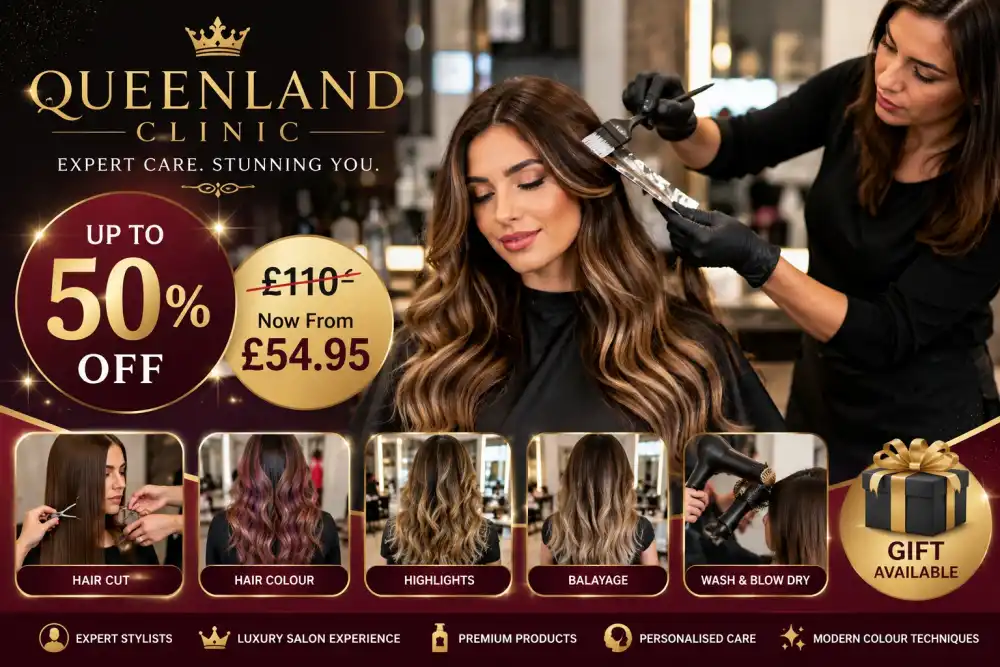 Up to 50% Off Hair Cut, Colour & Highlights Packages