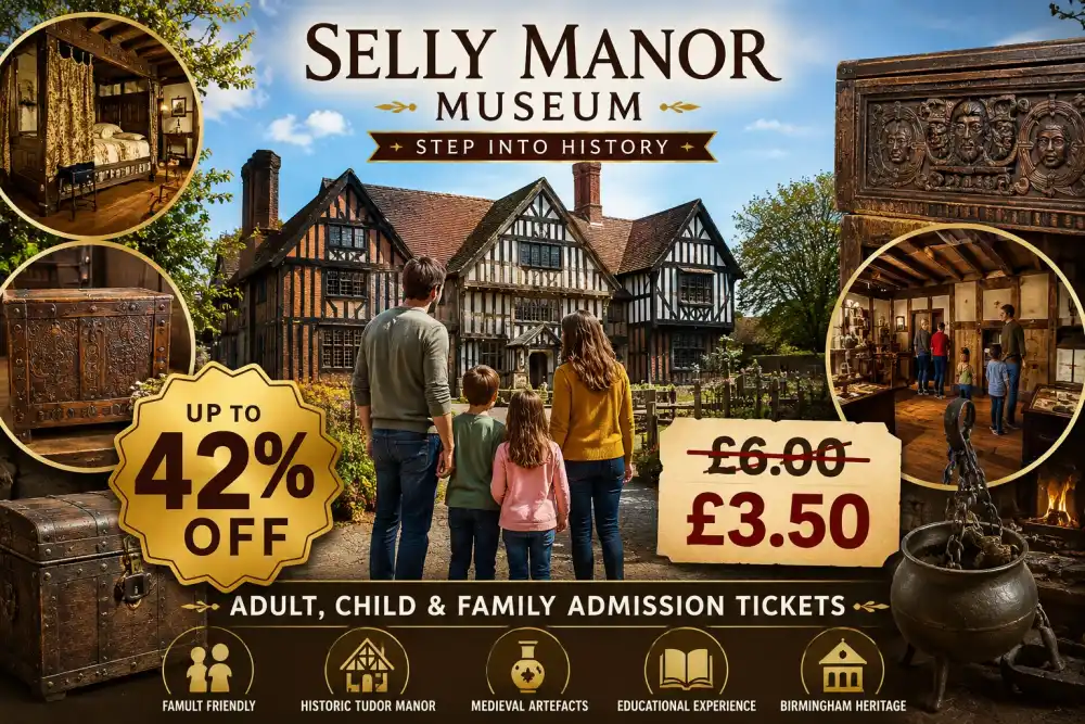 Up to 42% Off Adult, Child & Family Admission Tickets at Selly Manor Museum
