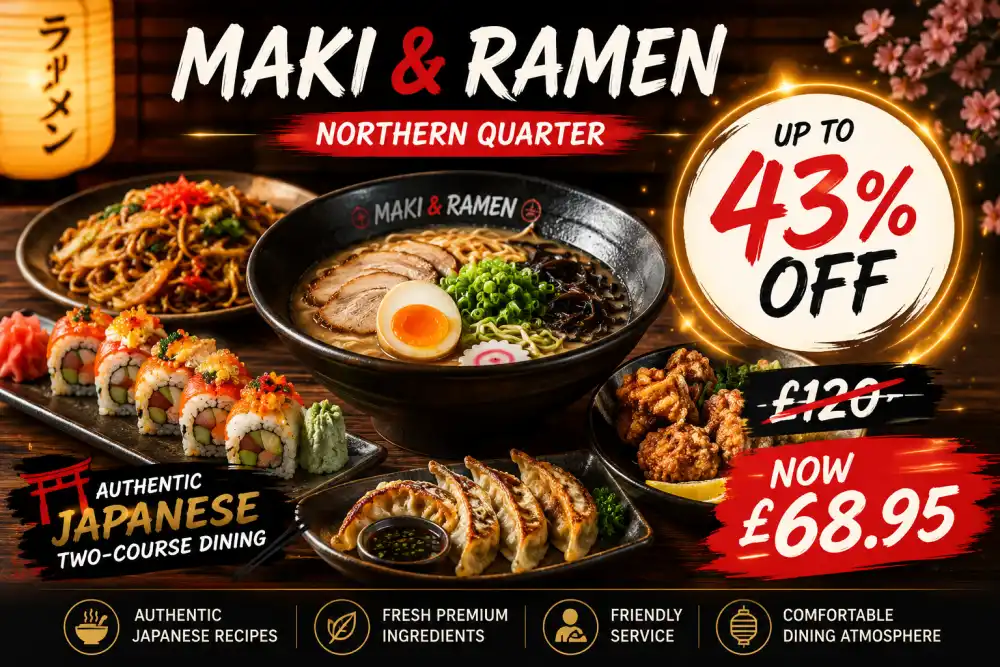 Up to 43% Off Two-Course Japanese Dining for 2 or 4