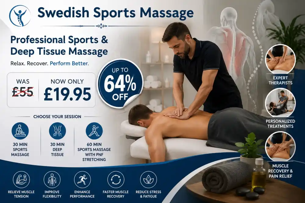 Up to 64% Off on Professional Sports & Deep Tissue Massage Sessions