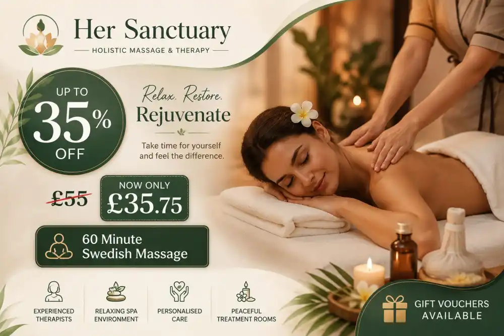 Up to 35% Off 60 Minute Swedish Massage Sessions