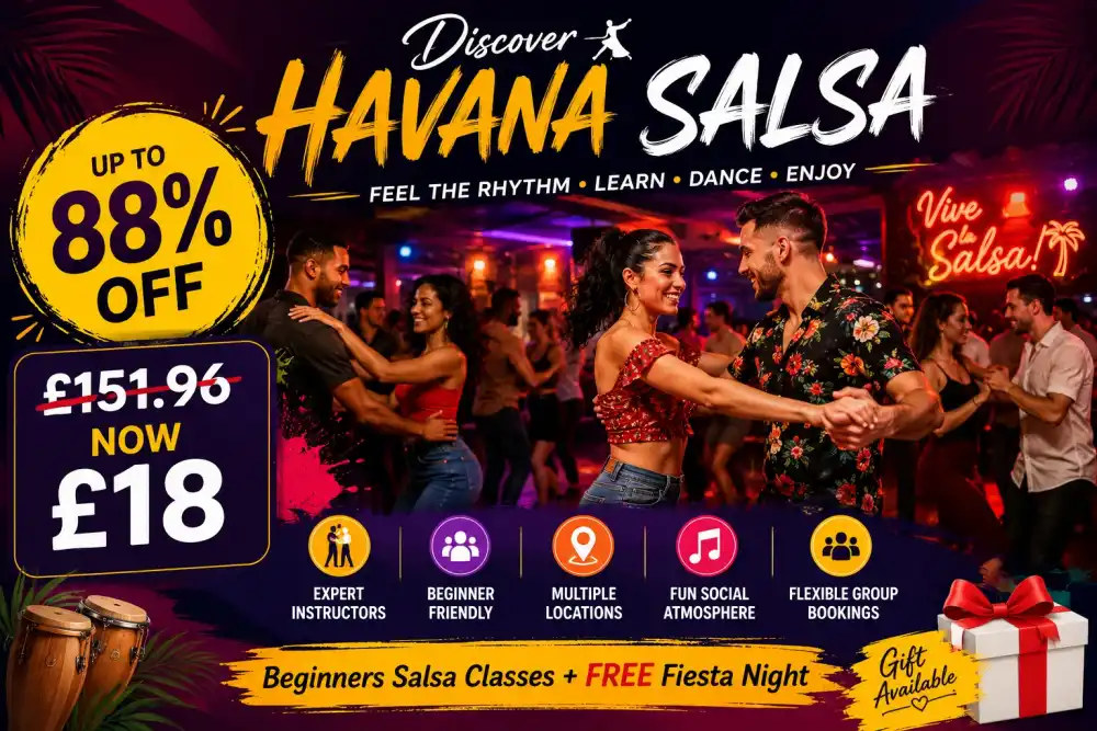 Up to 88% Off Beginners Salsa Classes with Free Fiesta Night at Discover Havana Salsa