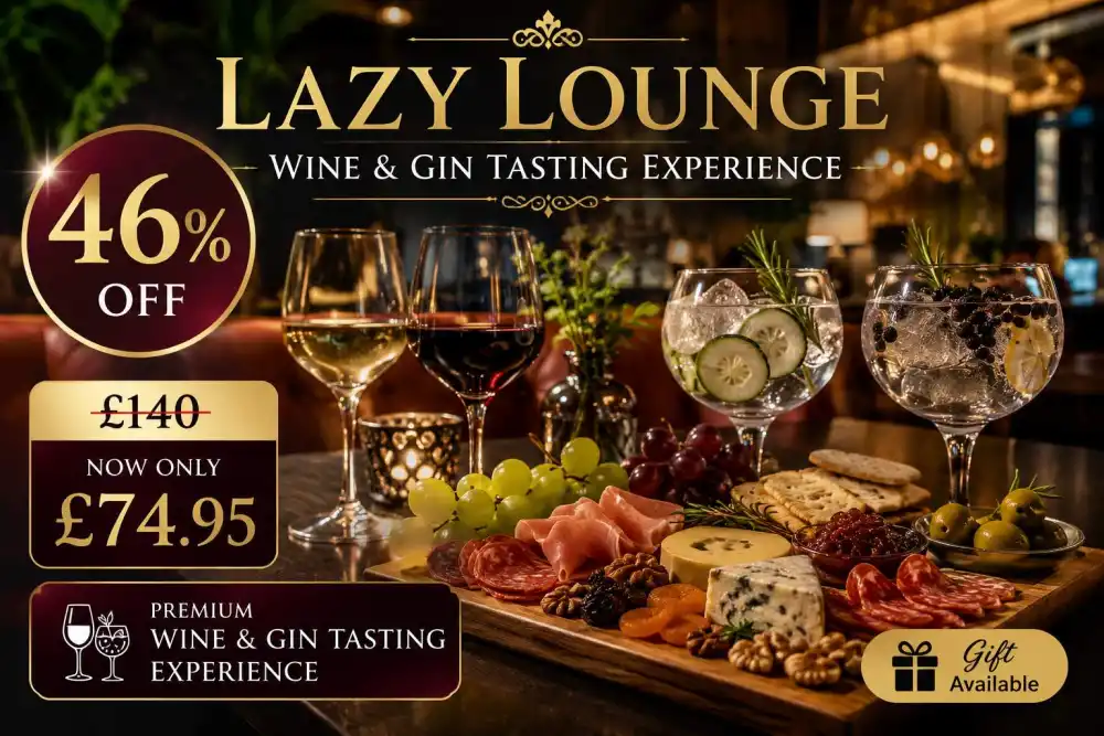 Wine & Gin Tasting with Cheese & Charcuterie Experience for Two or Four