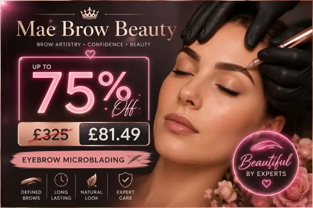 Up to 75% Off Expert Eyebrow Microblading Treatment
