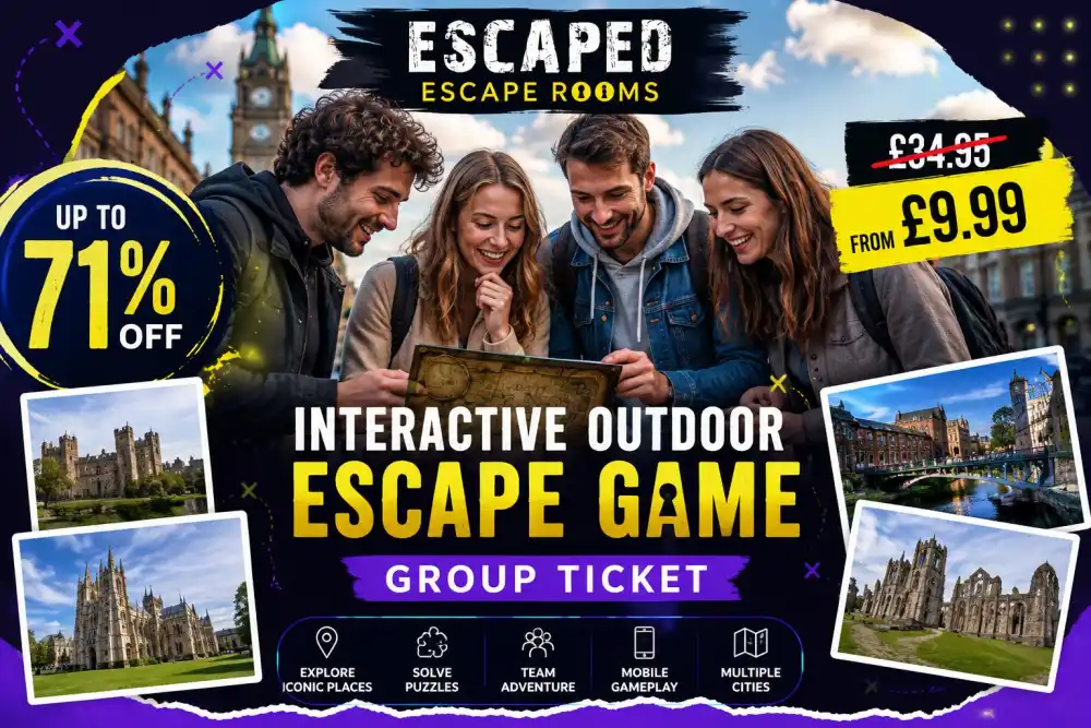 Interactive Outdoor Escape Game Group Ticket – Up to 71% Off