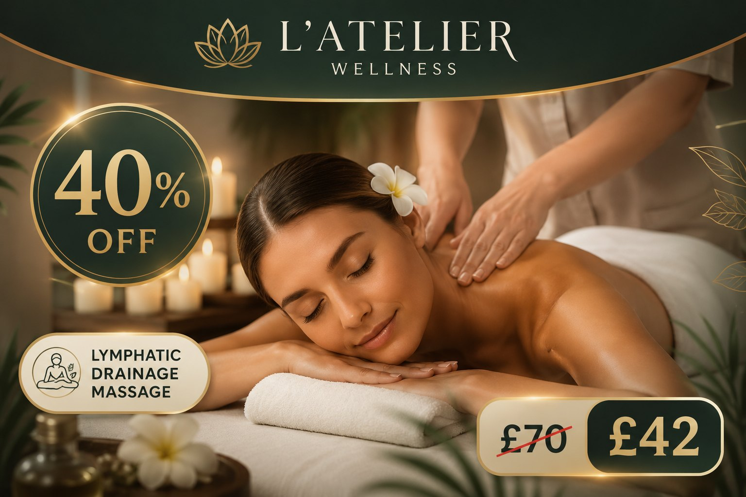 60 Minute Manual Lymphatic Drainage Massage Up to 40 Percent Off