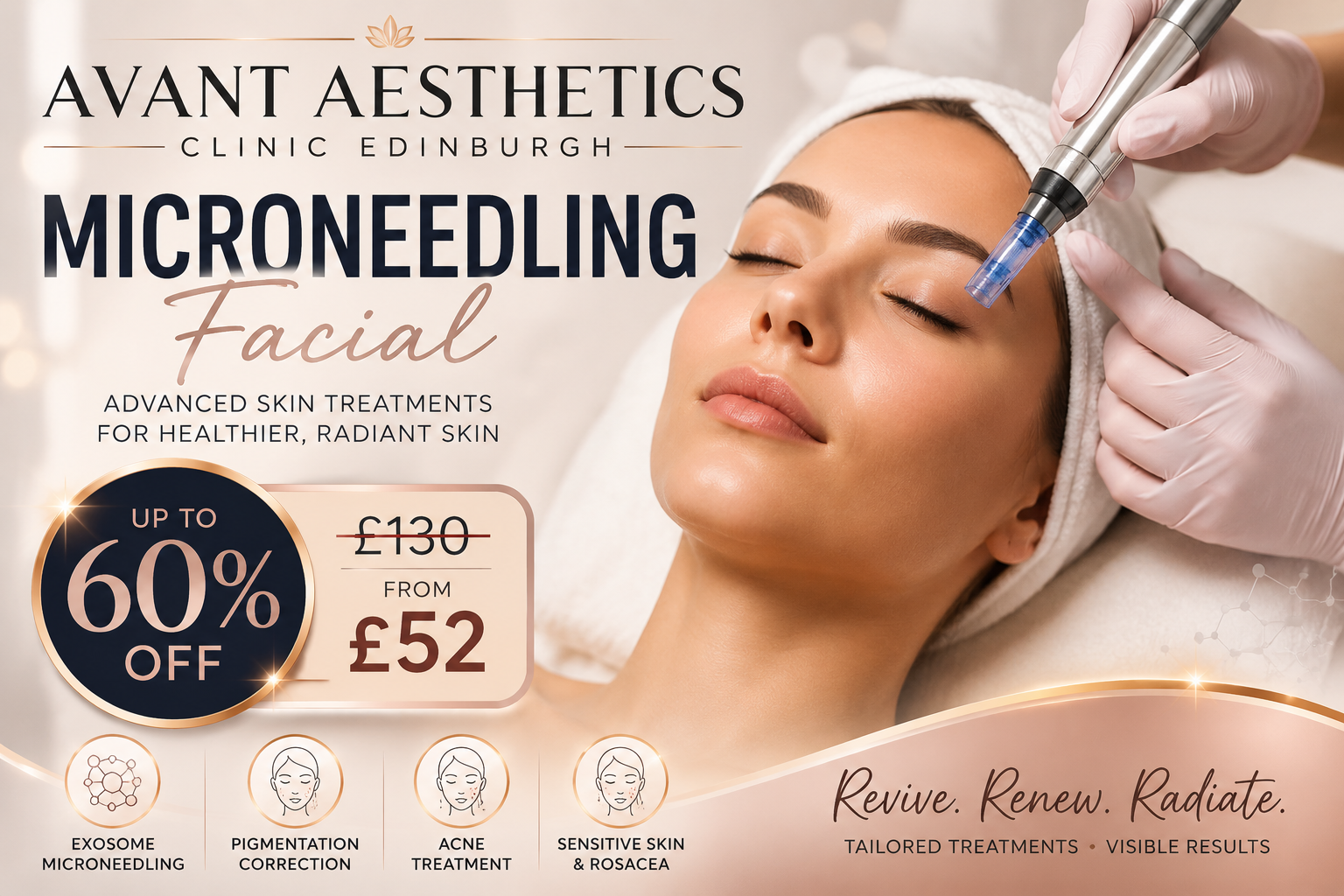 Microneedling Facial Choose From Advanced Skin Treatment Options Up To 60 Percent Off