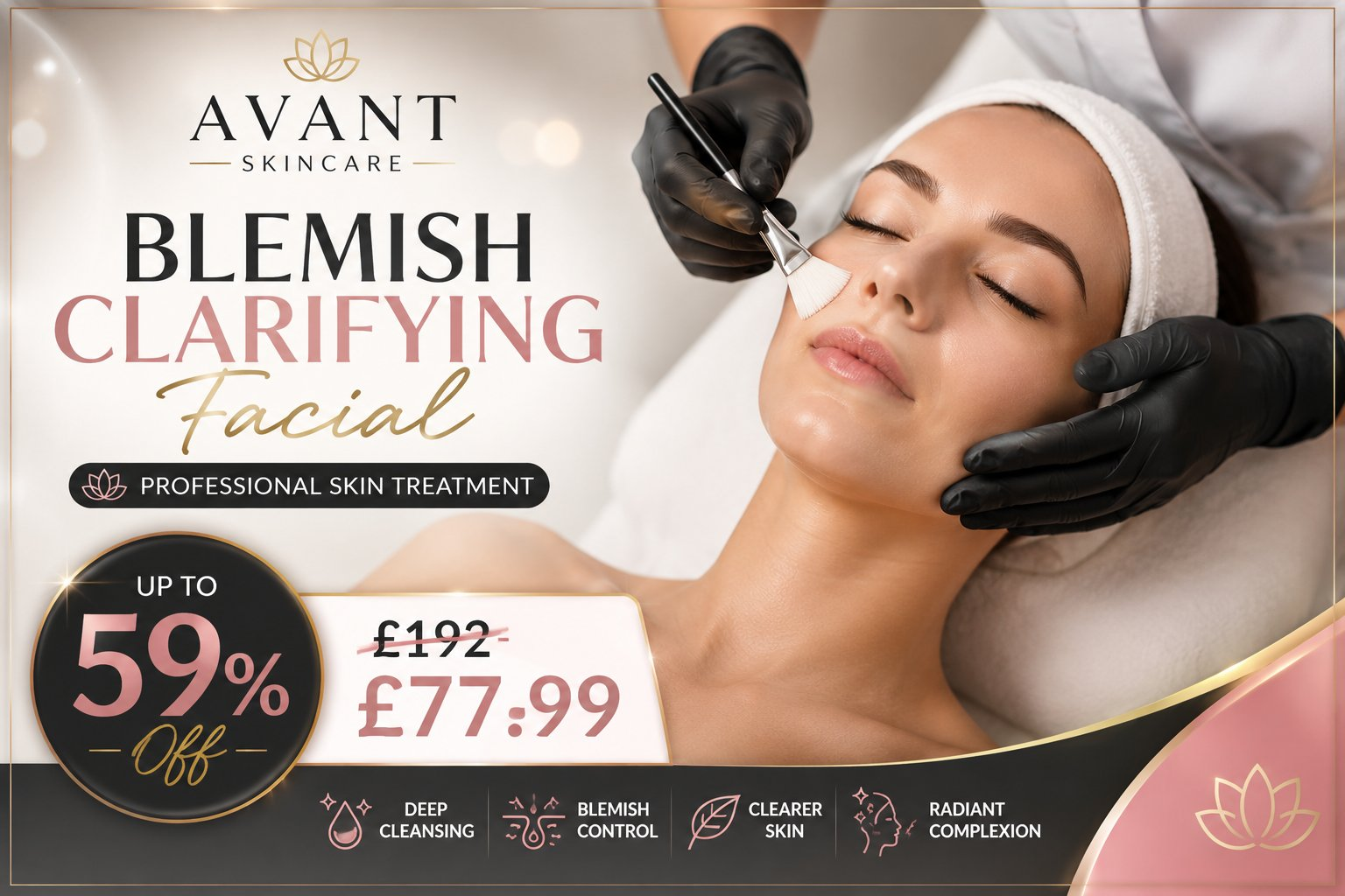 Blemish Clarifying Facial 30 or 60 Minute Treatment Up to 59% Off