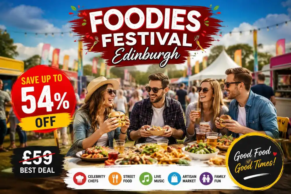 Up to 54% Off Foodies Festival Edinburgh 2026 Entry Tickets