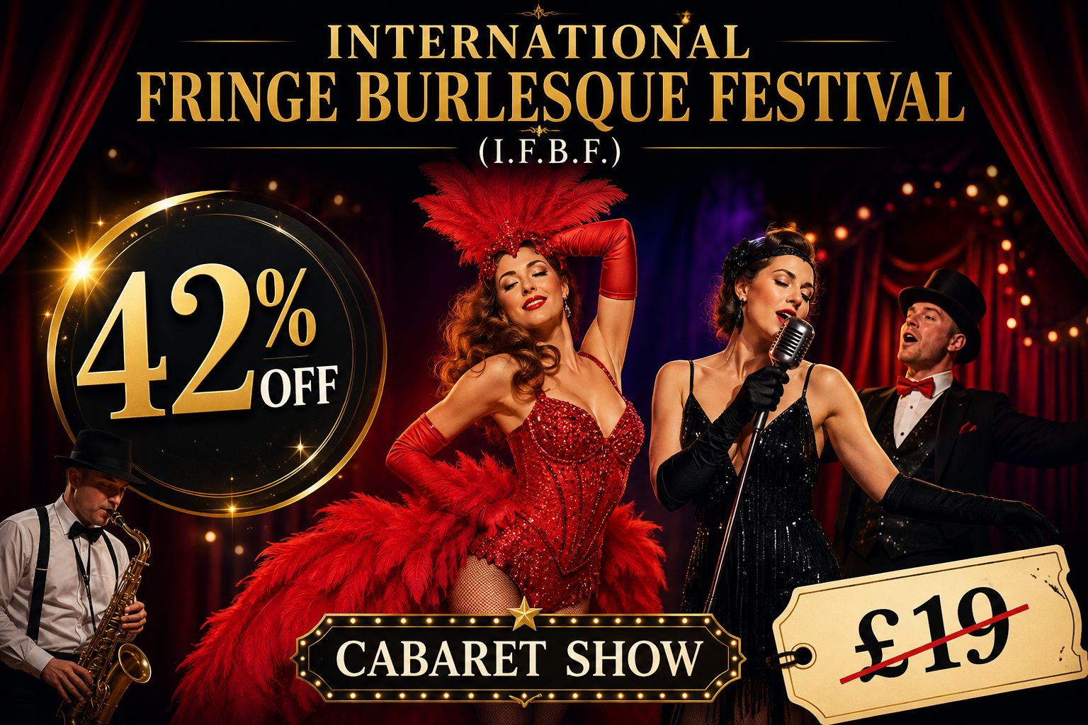 Best of Cabaret at The Caves Edinburgh Up to 42 Off